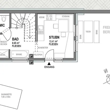 Troadkasten Unterkoller Horská chata